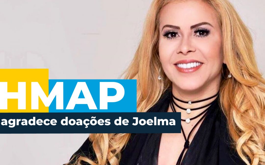 HMAP recebe doação arrecadada em live da cantora Joelma