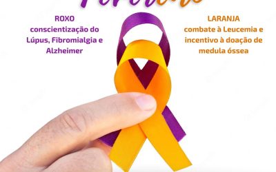 Fevereiro roxo e laranja!